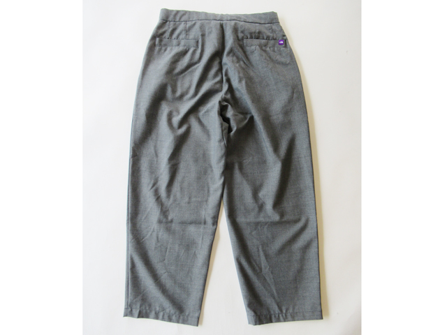 2024SS THE NORTH FACE PURPLE LABEL Polyester Wool Oxford Wide Tapered Field Pants 34 グレー/ナナミカノースフェイスパープルレーベル