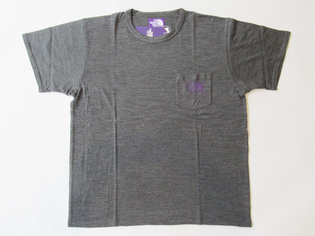 2024SS THE NORTH FACE PURPLE LABEL Merino Field Tee サイズL メリノウール Tシャツ グレー/ナナミカノースフェイスパープルレーベルの画像1