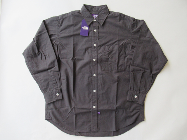 【メーカー再生品】 NORTH THE 2024SS FACE Field Collar Regular LABEL PURPLE 長袖シャツ
