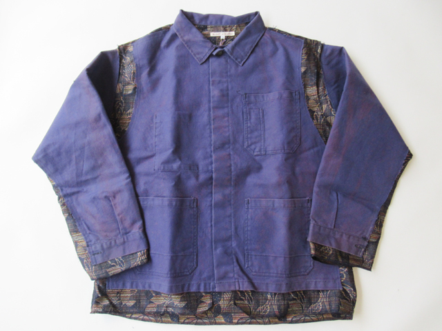 2024SS REBUILD by NEEDLES Euro Work Jacket - Covered Jacket 2024SS REBUILD by NEEDLES Euro Work Jacket - Covered Jacket