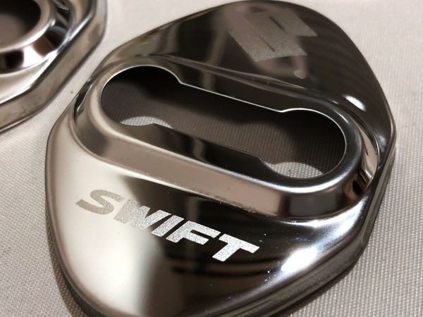 スズキ スイフト ドアストライカー ステンレスカバー シルバーメタリック 4個セット suzuki スポーツ ハイブリッド RSの画像2