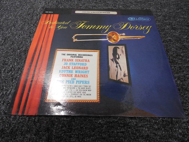 TOMMY DORSEY・トミー・ドーシー / DEDICATED TO YOU / フランクシナトラ・ジョースタッフォード (US盤) 　 　 LP盤・CAS 800_画像2