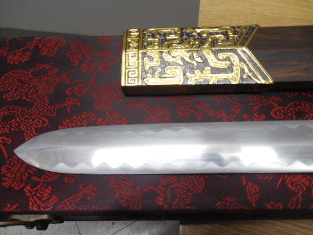  China * меч .* иммитация меча * дракон. гравюра, вместе коробка есть * общая длина 104× меч 79./ Vintage * античный 
