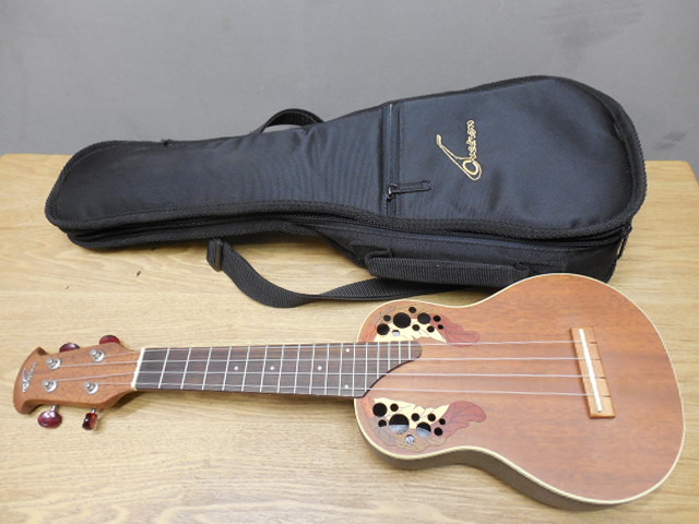Applanse*Ovation* Ovation * ukulele *UA 20* beautiful goods / exclusive use soft case attaching total length 54.5.