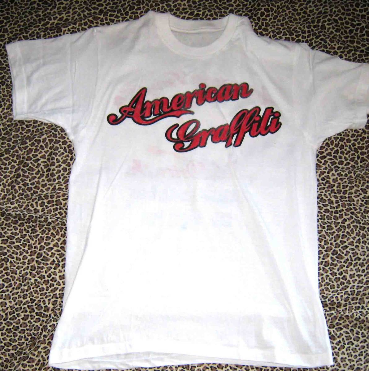 アメリカン・グラフィティ　American Graffiti　★　両面ペイント　Tシャツ　M・L・2L. 3L　の4サイズあり