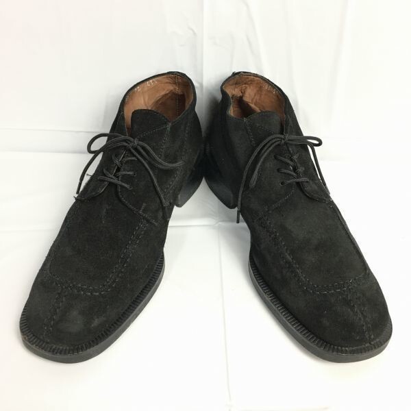 versace classic Versace Classic chukka boots black suede style size 41.5 Vintage boots tube NO.WZC-121