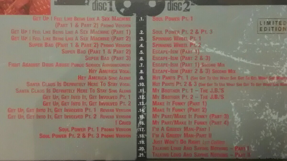 ★James Brown★Singles Volume 7 1970-1972/2枚組/プロモ・ミックス違い等激レアヴァージョン収録/限定/Disco Funk Soul/Rare Groove/廃盤_画像3