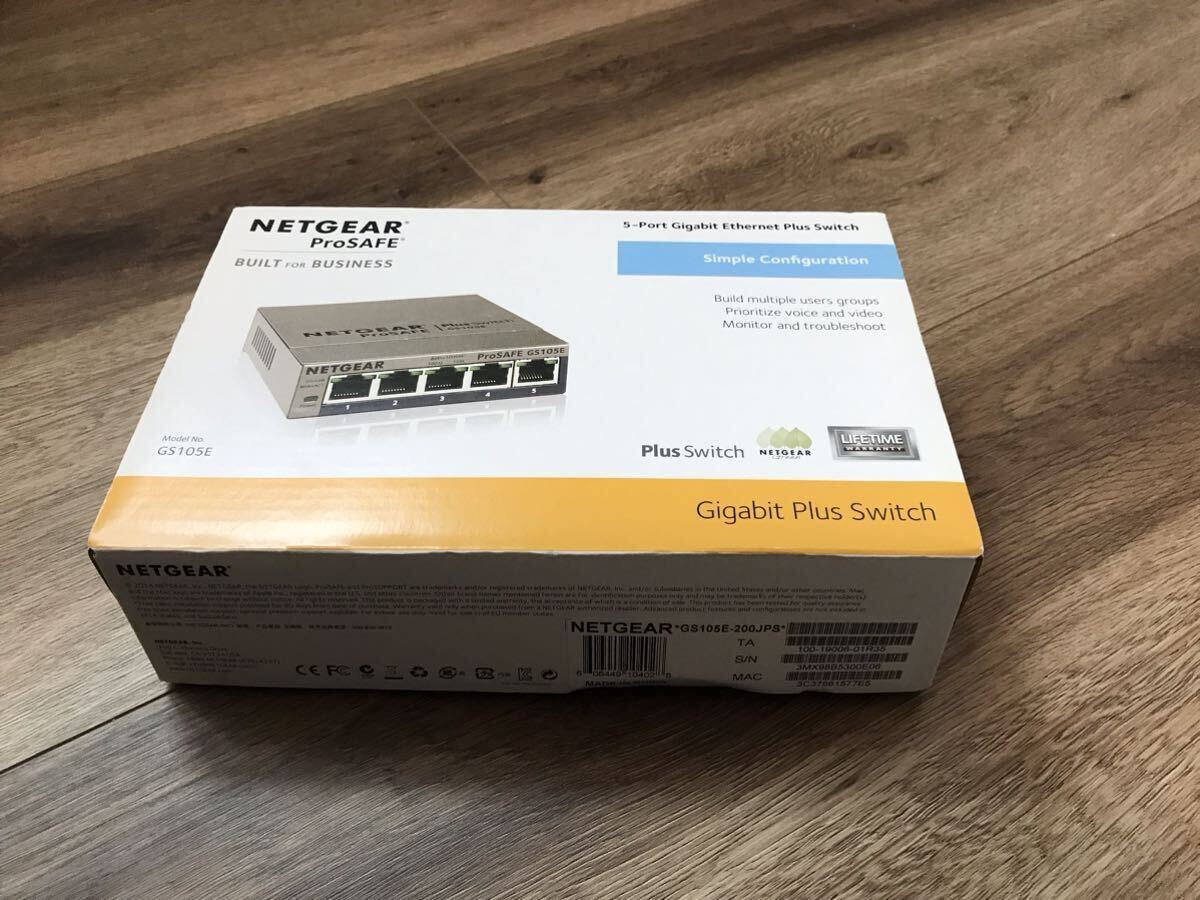 NETGEAR ギガビット5ポート スイッチングハブの画像1