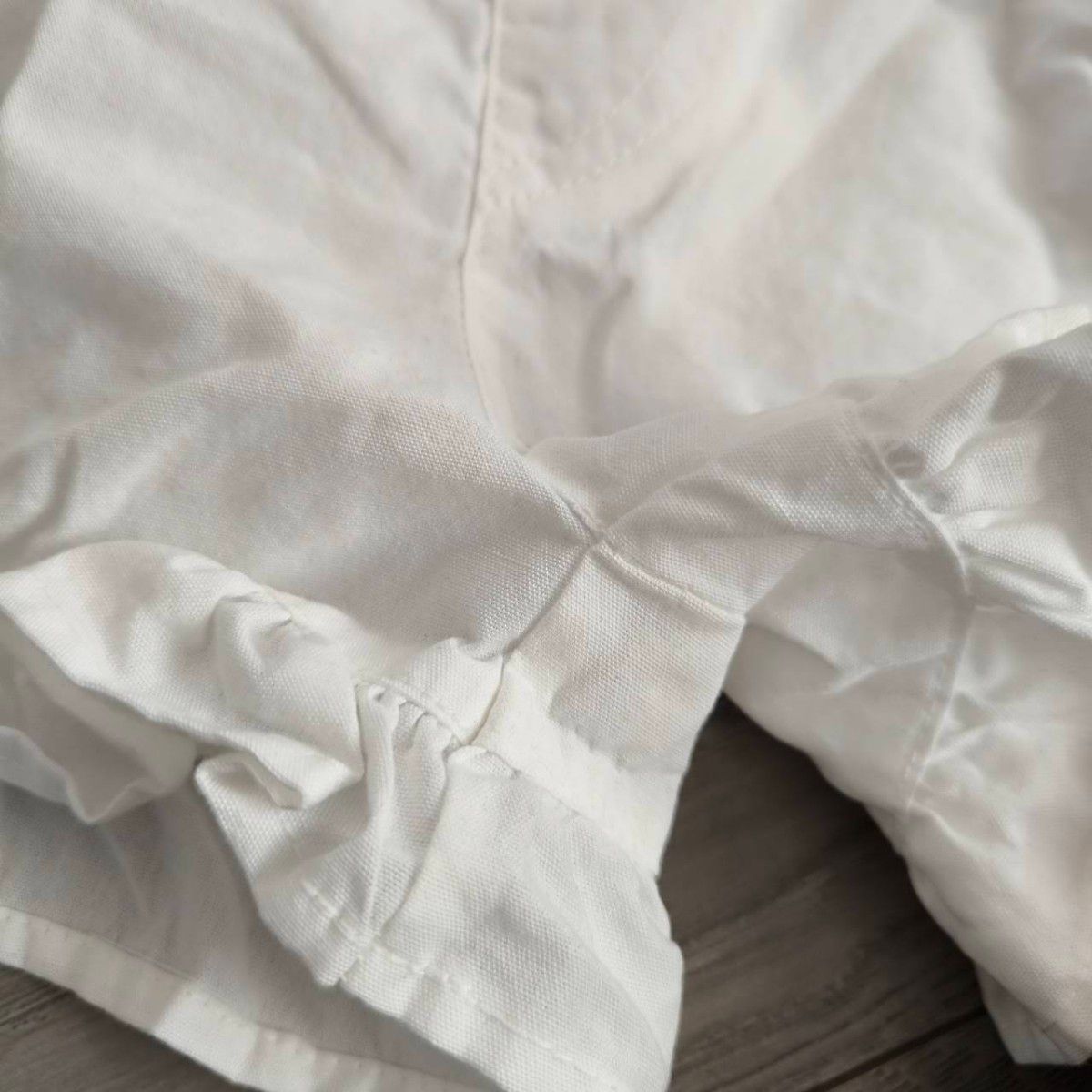  女の子 キュロット 110 ホワイト 白 キッズ ベビー服 ショートパンツ 子供服 短パン 半ズボン