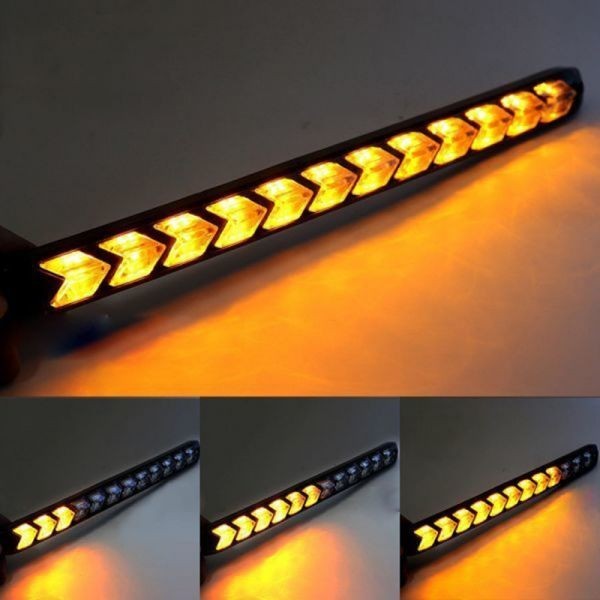 24V LED sequential turn signal 9 ream type current . turn signal LED daylight white / orange white / amber waterproof 2 pcs set DD152