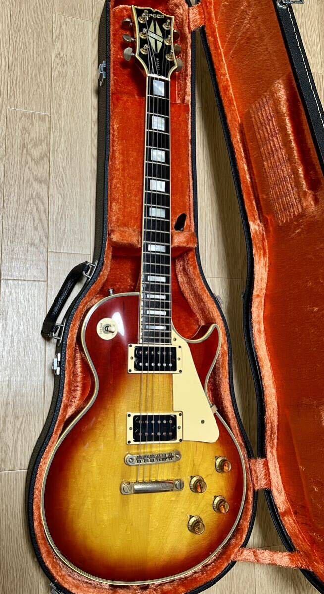 Greco EG 1000 レスポール カスタム ダイヤモンドインレイ Les Paul サンバースト グレコ エレキギター_画像1