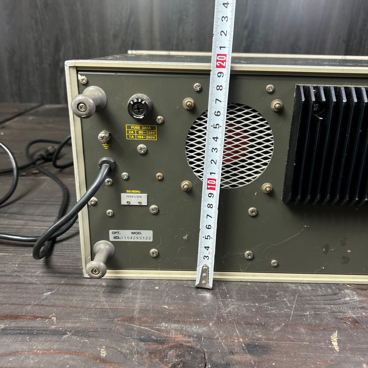 e3154 National ナショナル FM/AM signal generator VP-8180A シグナルジェネレーター _画像8
