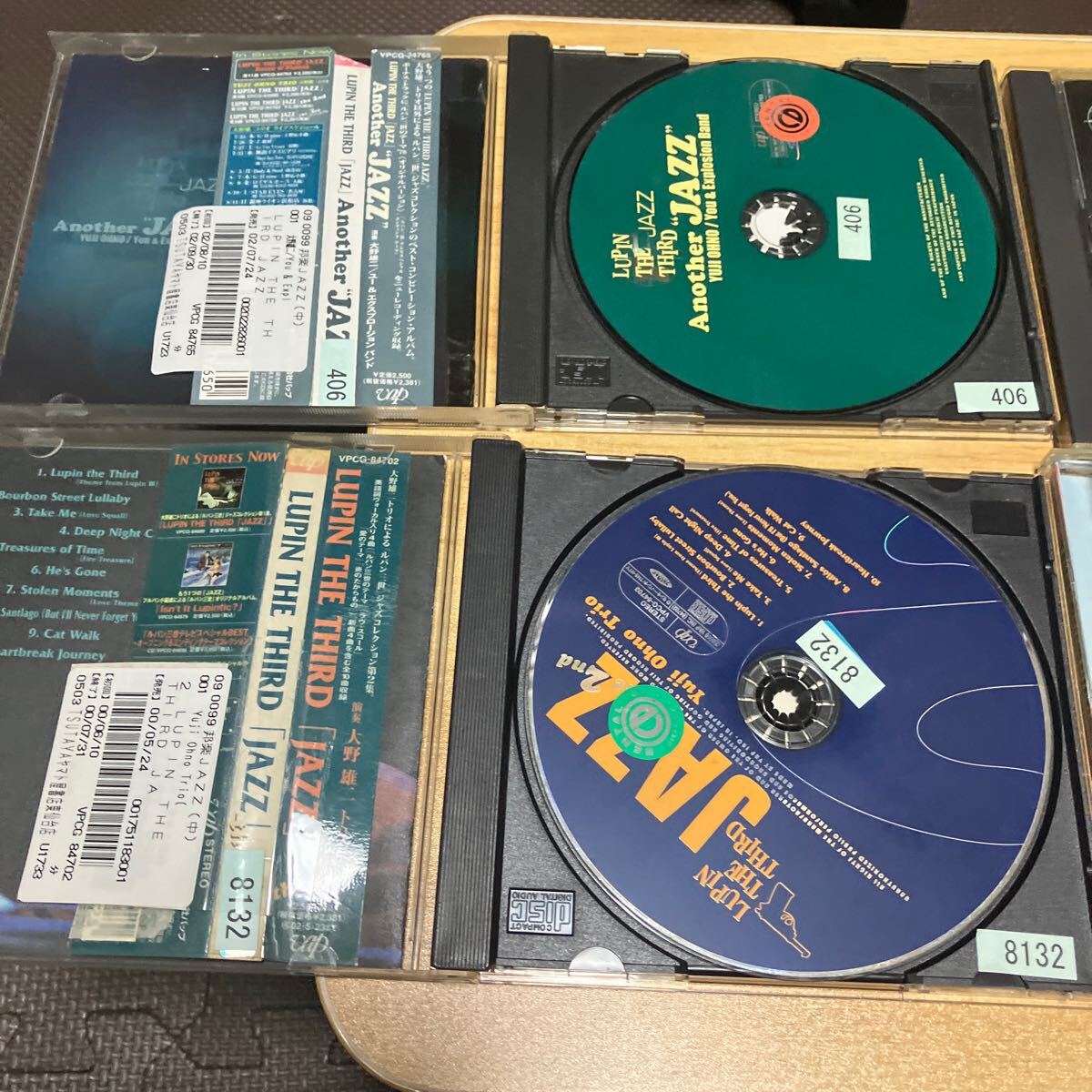 CD lupin the THIRD JAZZ ルパン三世　3世　サントラ　アニメ　アニソン　大野雄二　コンピレーション_画像4