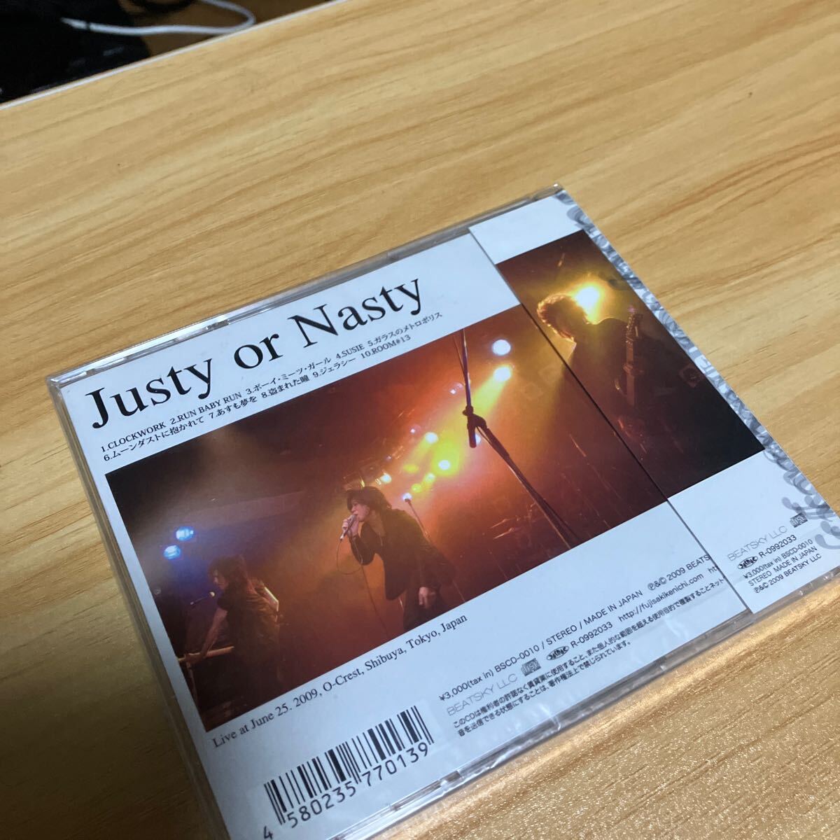 【未開封】justy-nasty craze 藤崎賢一 justy or nasty ライヴ ヴィジュアル系 v系 CD の画像2