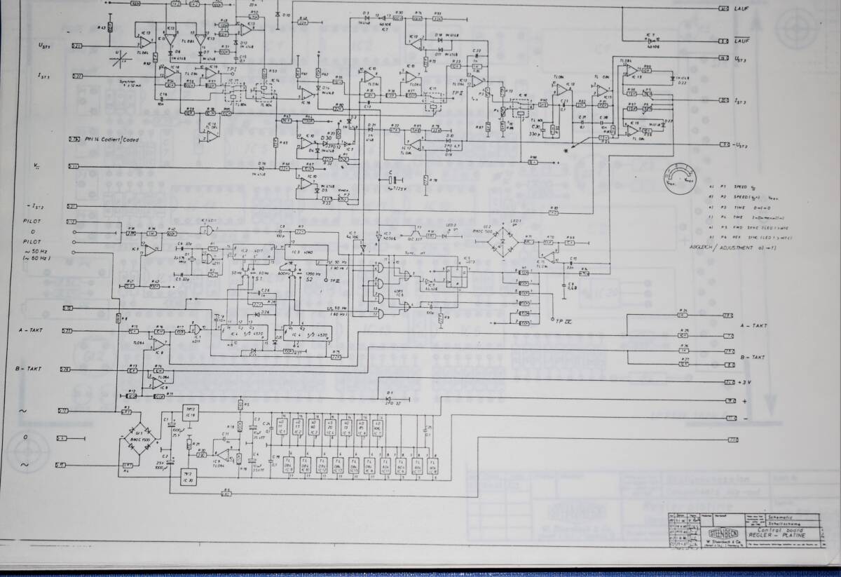 STEENBECK スティーンベック ST 1601 フィルム編集機 使用説明書、技術マニュアルの画像8