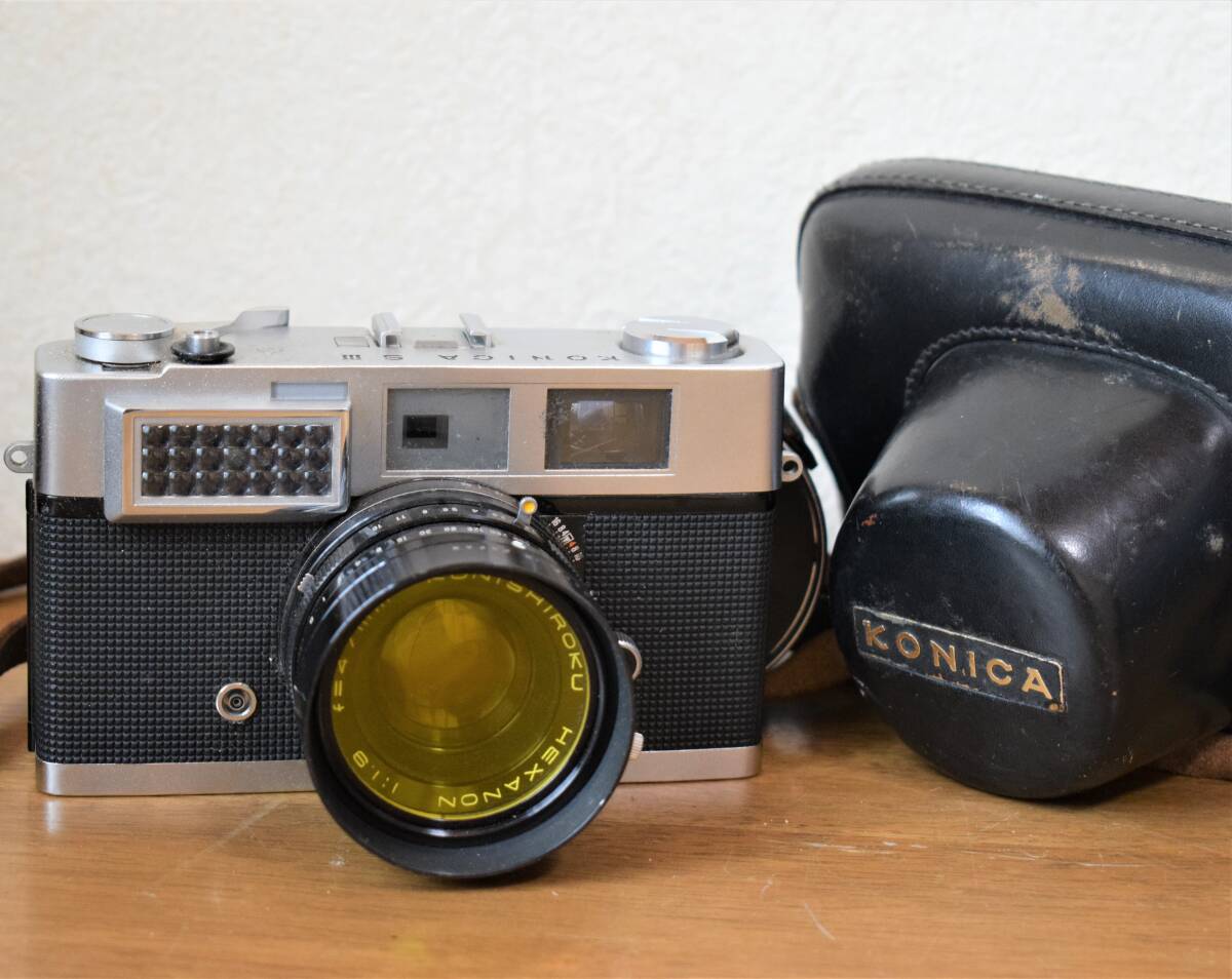 状態の良い KONICA コニカ レンジファインダーカメラ 5台セット auto S2/SⅢ・C35 AF/EF/FM_画像4