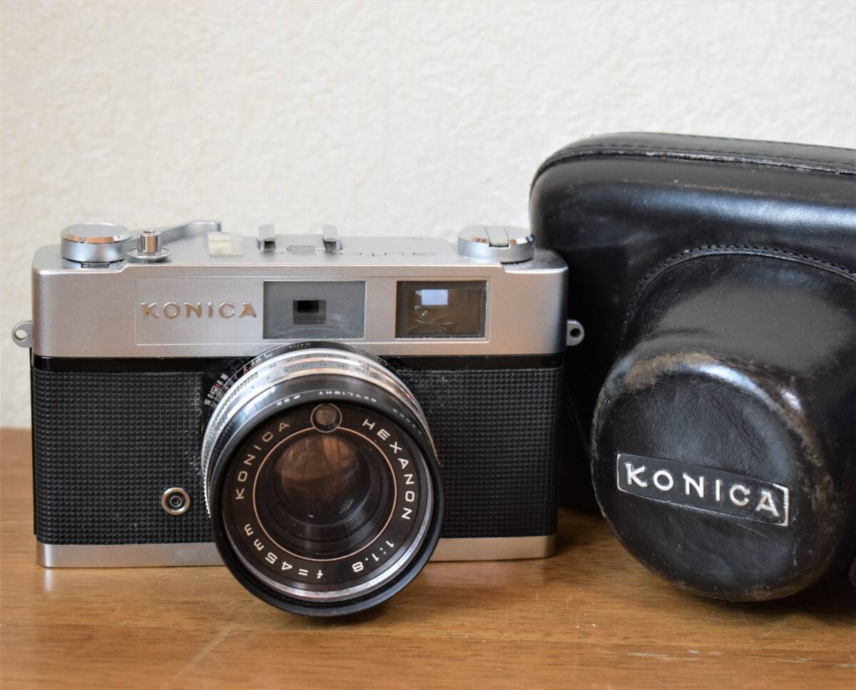 状態の良い KONICA コニカ レンジファインダーカメラ 5台セット auto S2/SⅢ・C35 AF/EF/FM_画像2