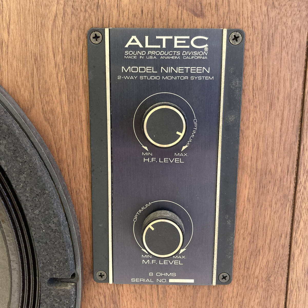 ALTEC LANSING アルテック ランシング Model 19 NINETEEN フロア型 スピーカー ペア 直接引き取り推奨 千葉県市川市の画像7