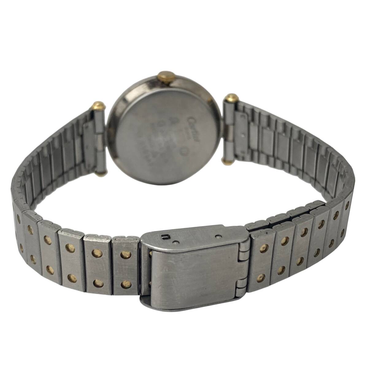 Cartier カルティエ ARGENT クォーツ 925 レディース 腕時計 ジャンク 現状品 コンビ 検 パンテール サントスの画像6