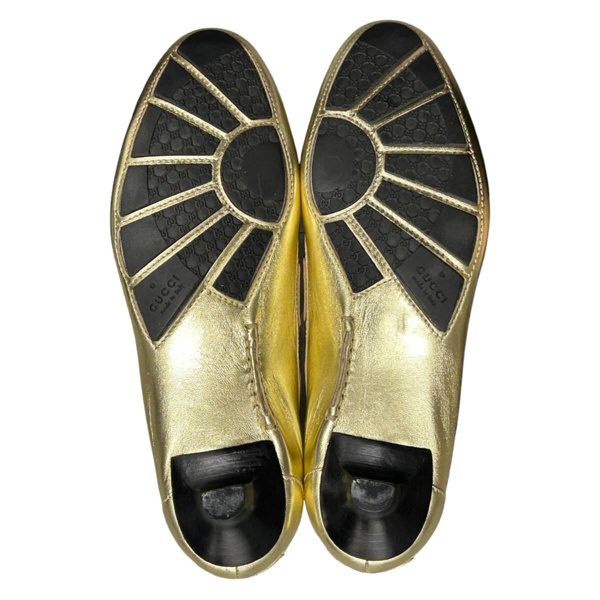 GUCCI グッチ タッセルパンプス ゴールド系 レディース シューズ 靴 ヒール サイズ23.5cm 【中古】_画像5