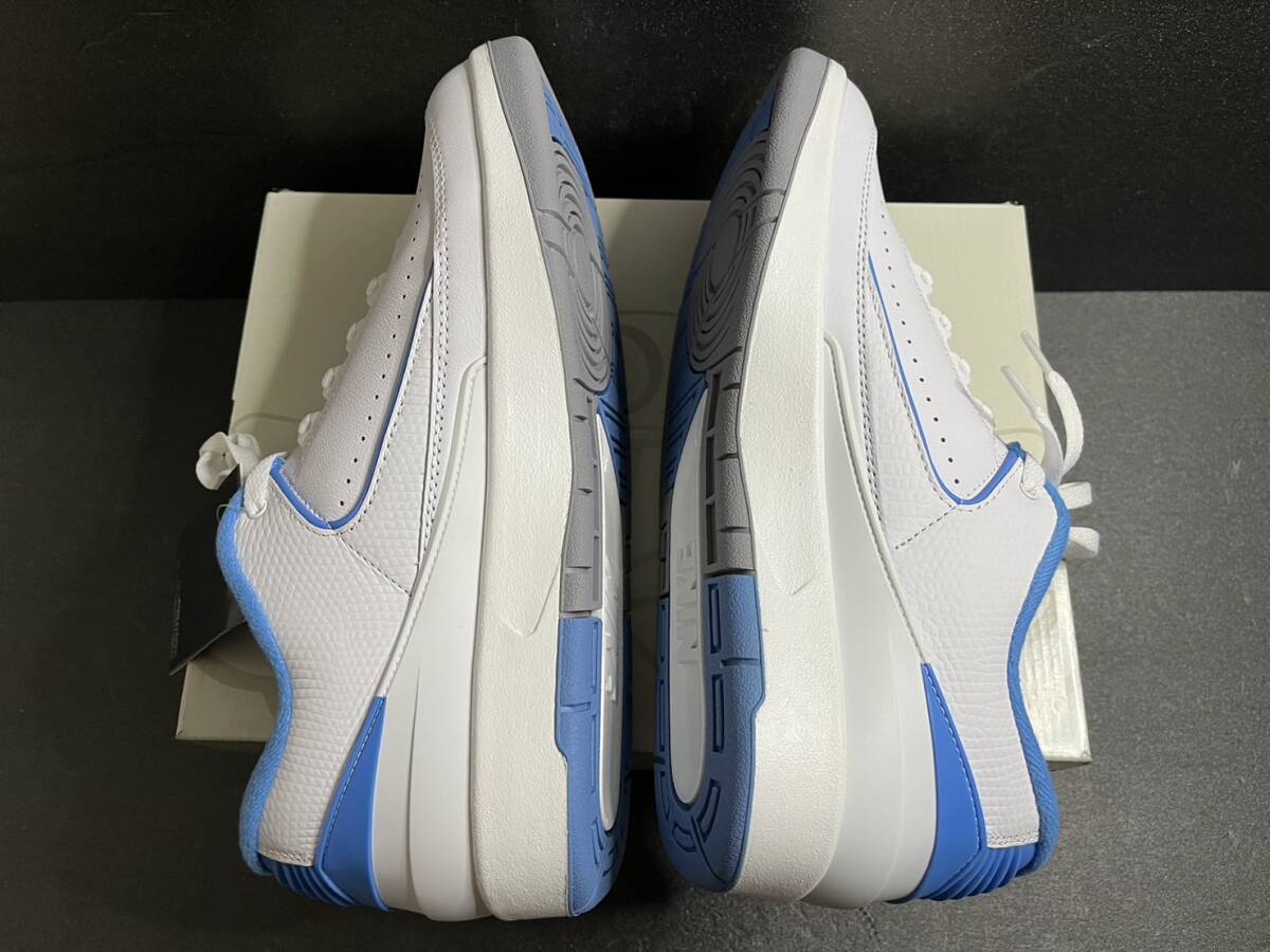 新品29cm/US11 Nike Air Jordan 2 Retro Low ナイキ エアジョーダン2 レトロ ロー DV9956-104 ユニバーシティブルー_画像6