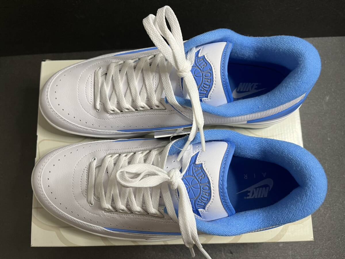 新品29cm/US11 Nike Air Jordan 2 Retro Low ナイキ エアジョーダン2 レトロ ロー DV9956-104 ユニバーシティブルー_画像9