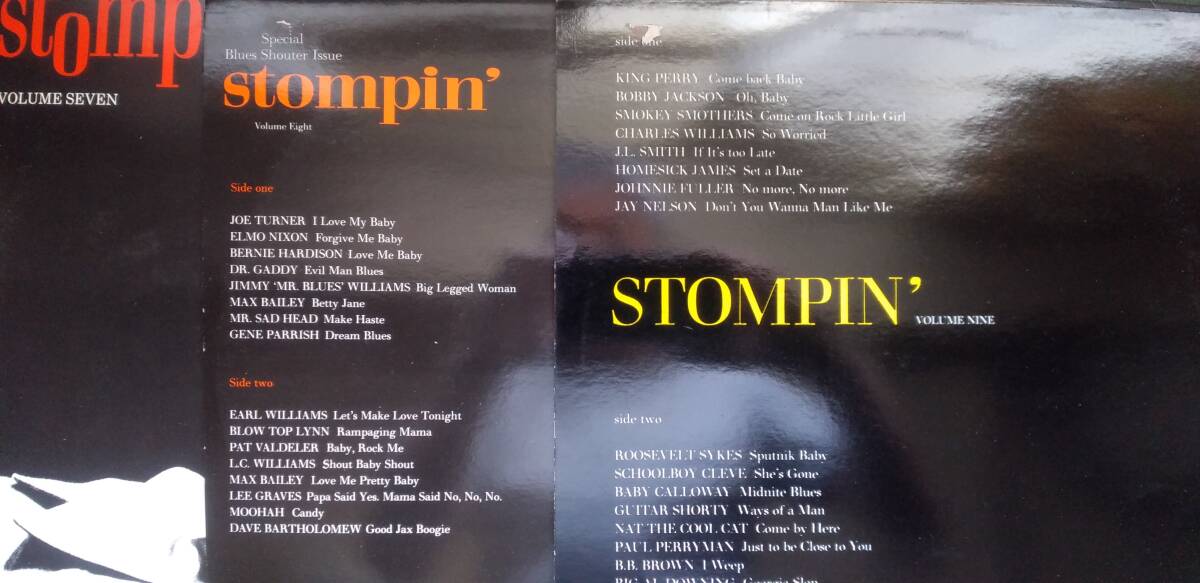 11 name record STOMPIN series! Jump blues jump bluesdu-wapdoowop vol 6-10 5 pieces set records out of production rare - record 