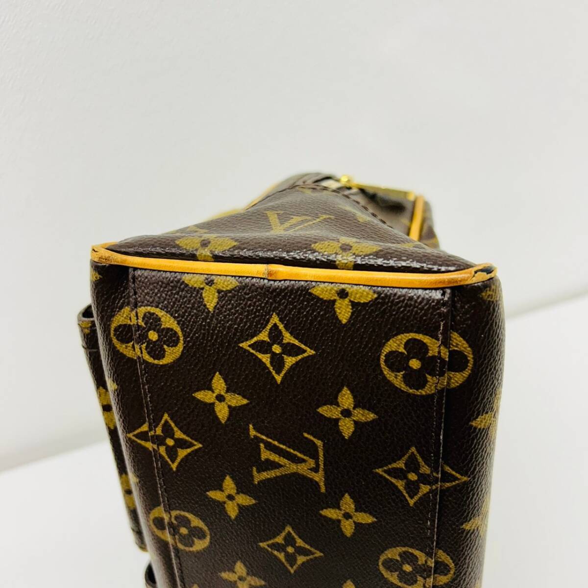 【45】1円スタート！！　Louis Vuitton　ヴィトン　モノグラム　マンハッタンPM　M40026　箱付き　中古品　保管品_画像5