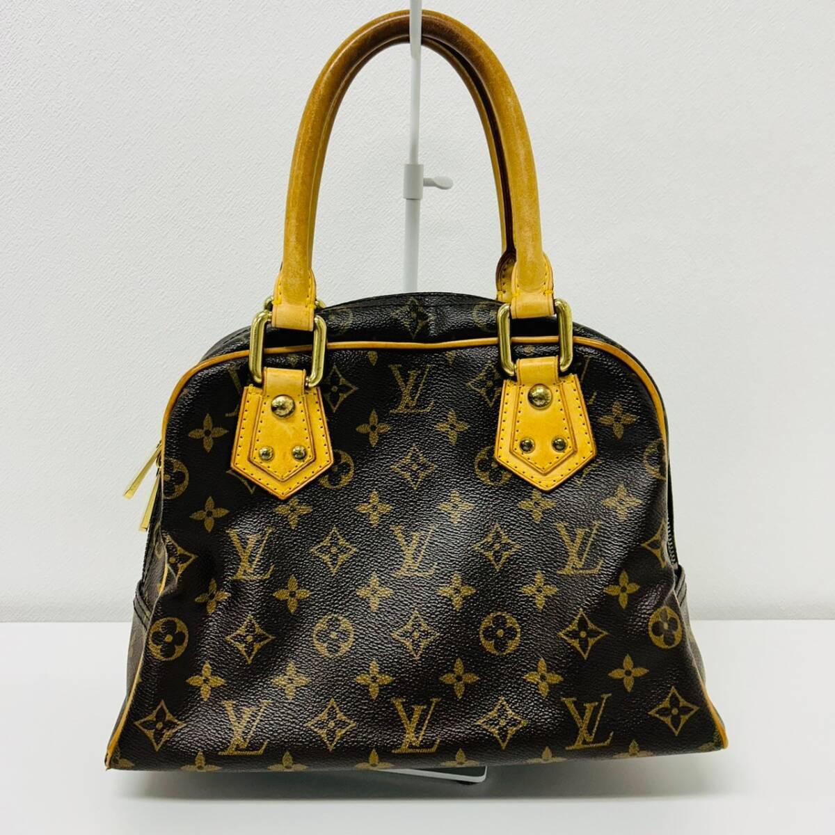 【45】1円スタート！！　Louis Vuitton　ヴィトン　モノグラム　マンハッタンPM　M40026　箱付き　中古品　保管品_画像4