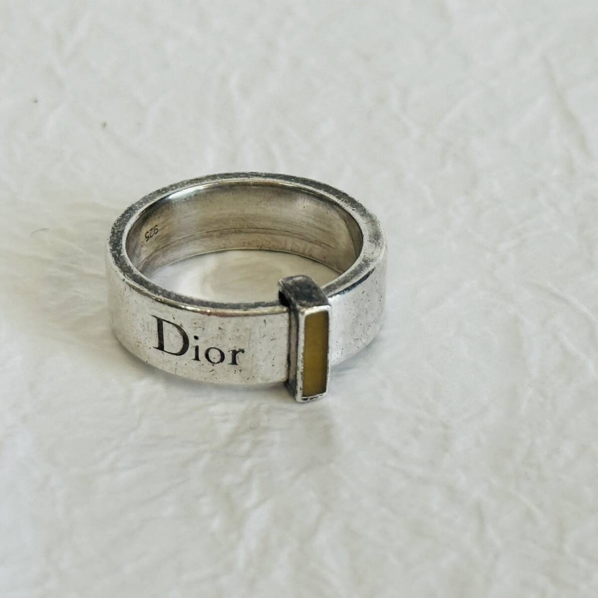 【2186】クリスチャンディオール SV925 リング 14号 指輪 銀 シルバー 7.3g Christian Dior アクセサリー ring accessoryの画像1