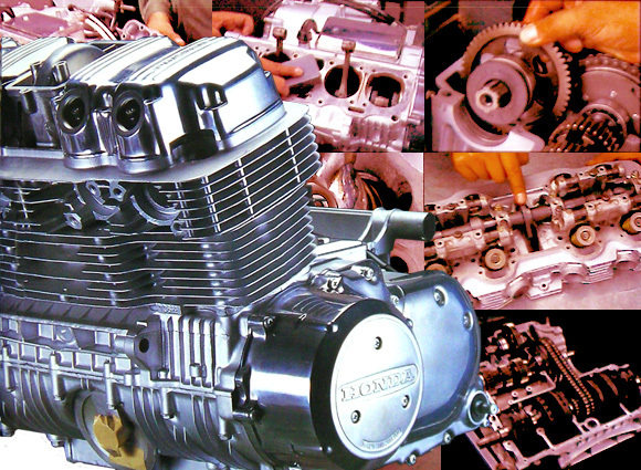 CB750フォア & SR400 500 エンジン 分解組み立て 特集 雑誌　クランクケース クラッチ シリンダーヘッド オルタネーター 腰下 CB750FOUR_画像1