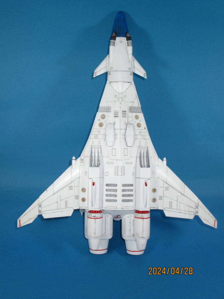 1/400 完成品 ハセガワ クラッシャージョウ ミネルバ 同スケール 1/400 ファイター１、ファイター２、ガレオン付属_画像9