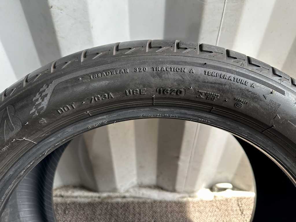 255/40R18 99Y 2本 BRIDGESTONE TURANZA T005【中古/埼玉より発送/R64】_画像7