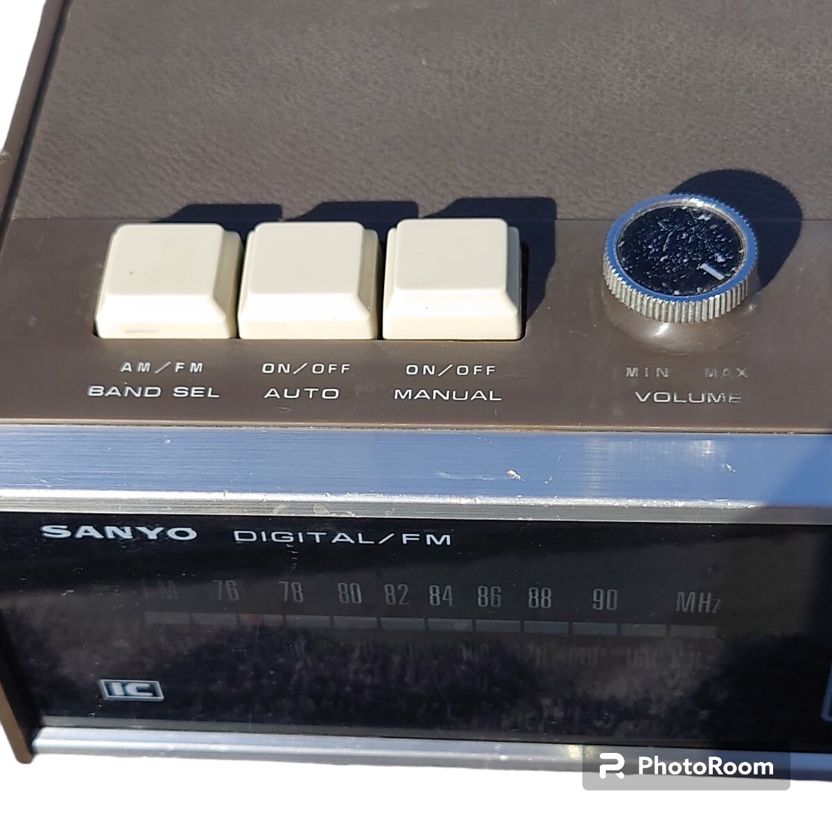 【動確OK】 SANYO デジタル クロック IC ラジオ 10F-T40 パタパタ時計 昭和レトロ DIGITAL CLOCK IC RADIO 60Hz用 クロックラジオの画像3