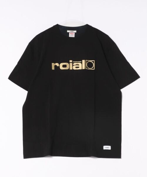 【XL】roial Logo Tシャツ ロゴティー　サーフブランド　ロイヤル　ロイアル ブラック 黒 TEE Logo Tシャツ 半袖 半袖Tシャツ ロゴ_画像1