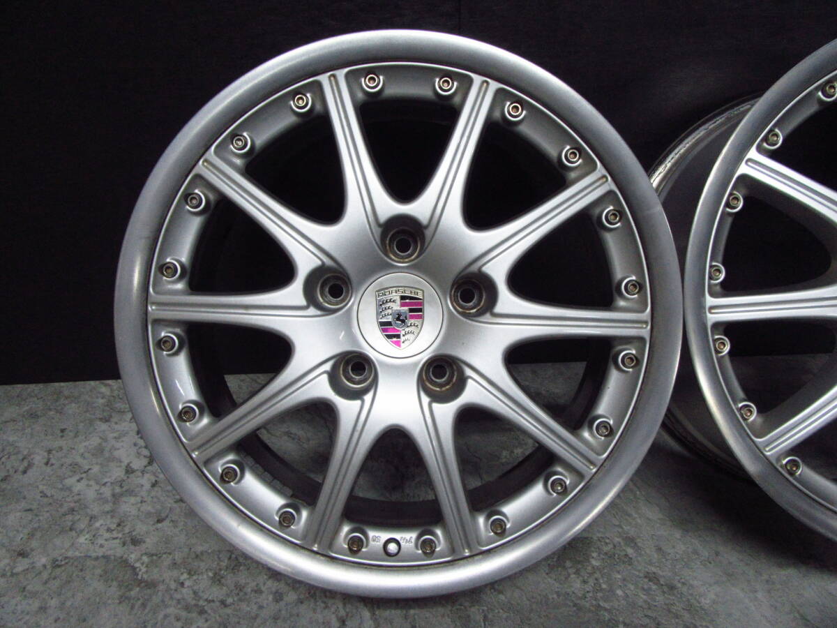 希少 ポルシェ 996 GT3 純正 BBS 良品 18インチ 993 997 911 964 930 981 982 987 986 991 カレラ ボクスター ケイマン GT2_画像2