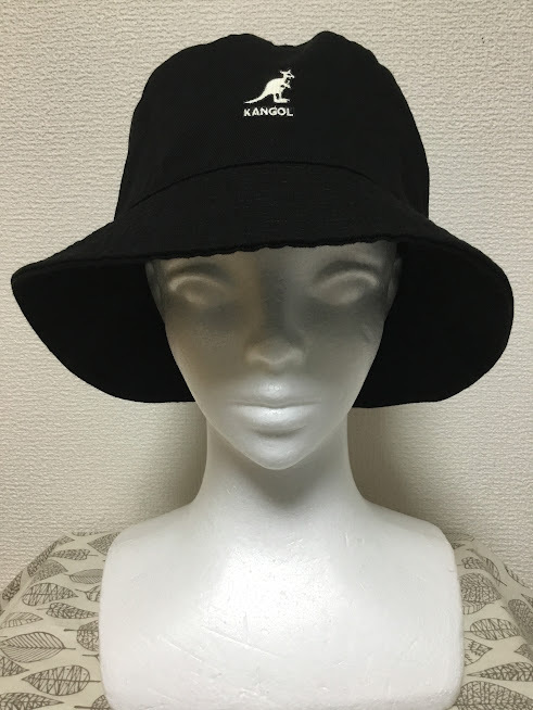 ★送料込★カンゴール KANGOL 黒 バケットハット L 07 0403_画像1