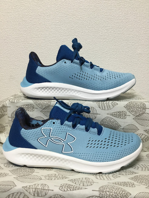 ◆美品 送料込◆24.0 UNDER ARMOUR スニーカー 青 02◆0424_画像5