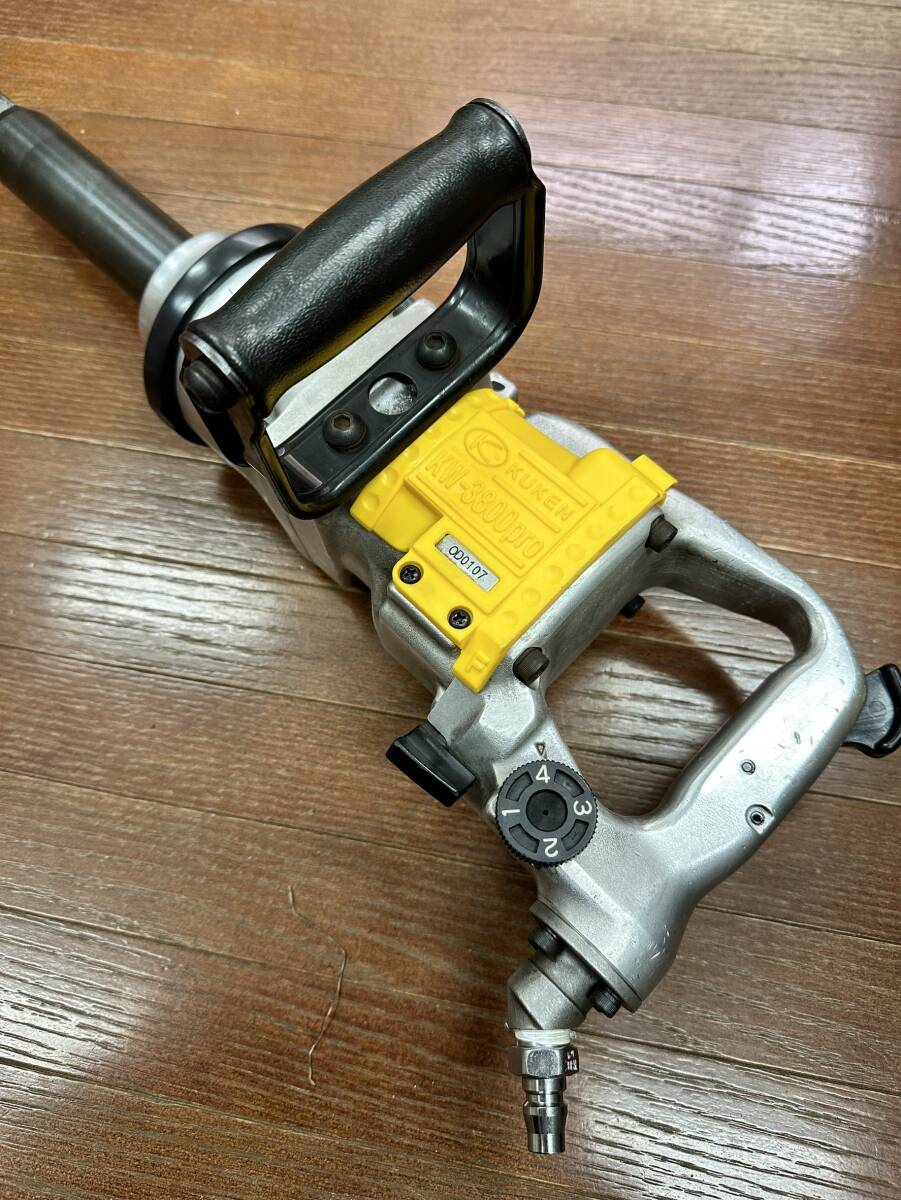 ☆KW-3800proGL 空研製 1インチインパクトレンチ 中古O/H済 3ヶ月保証付