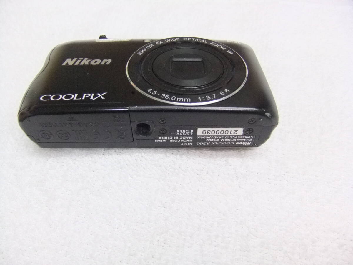 2016年発売 ニコン NIKON COOLPIX A300 2005万画素 光学8倍ズーム SD2GB付 動作確認済 わけありの画像7