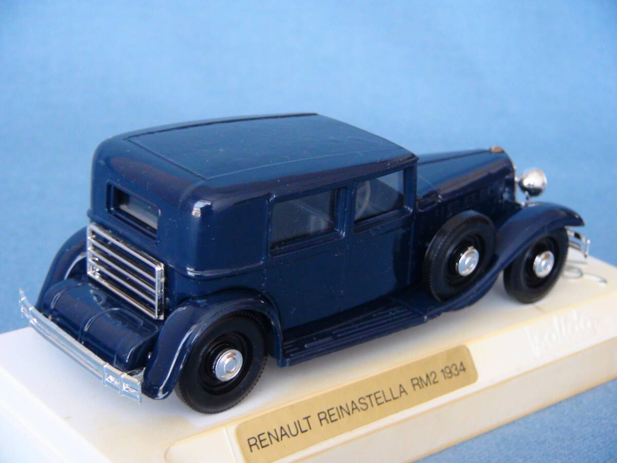 仏ソリド1/43アジェドールシリーズ・1934年型ルノー・レナステラRM2リムジン紺色・美品/オリジナルケース付の画像6