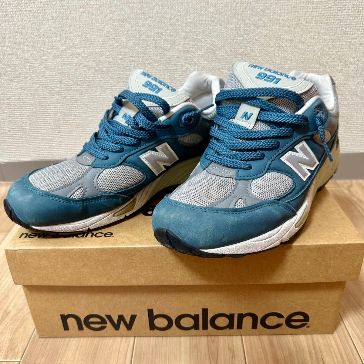 【外箱付き】M991BSG  ニューバランス　スニーカー　New balance