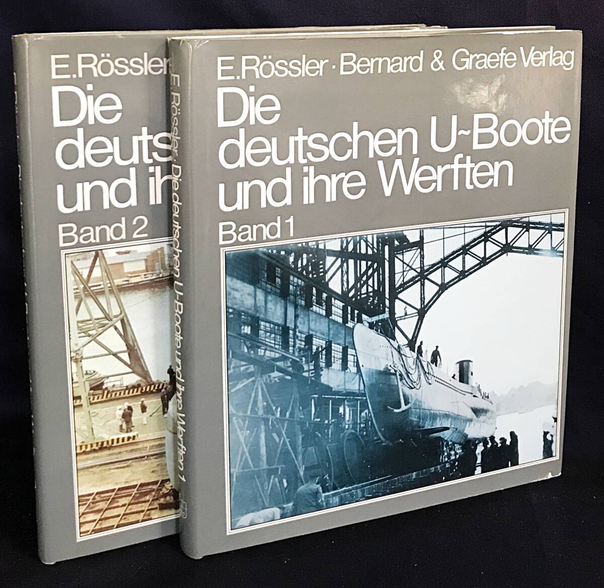 ■ドイツ語洋書 ドイツ潜水艦Uボートとその造船所 全2巻揃【Die Deutschen U-Boote und Ihre Werften】●戦艦 軍艦 ゲルマニアヴェルフトの画像1