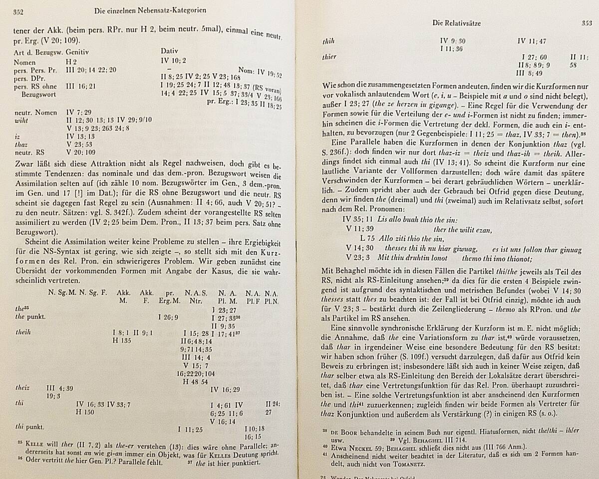 洋書 ヴァイセンブルクの学僧 オトフリートの副詞句 『Der Nebensatz bei Otfrid』 '65 ○オットフリート 福音書 従属節 文法 古高ドイツ語 - キリスト教 洋書 ヴァイセンブルクの学僧 オトフリートの副詞句 『Der Nebensatz bei Otfrid』 '65 ○オットフリート 福音書 従属節 文法 古高ドイツ語 - キリスト教