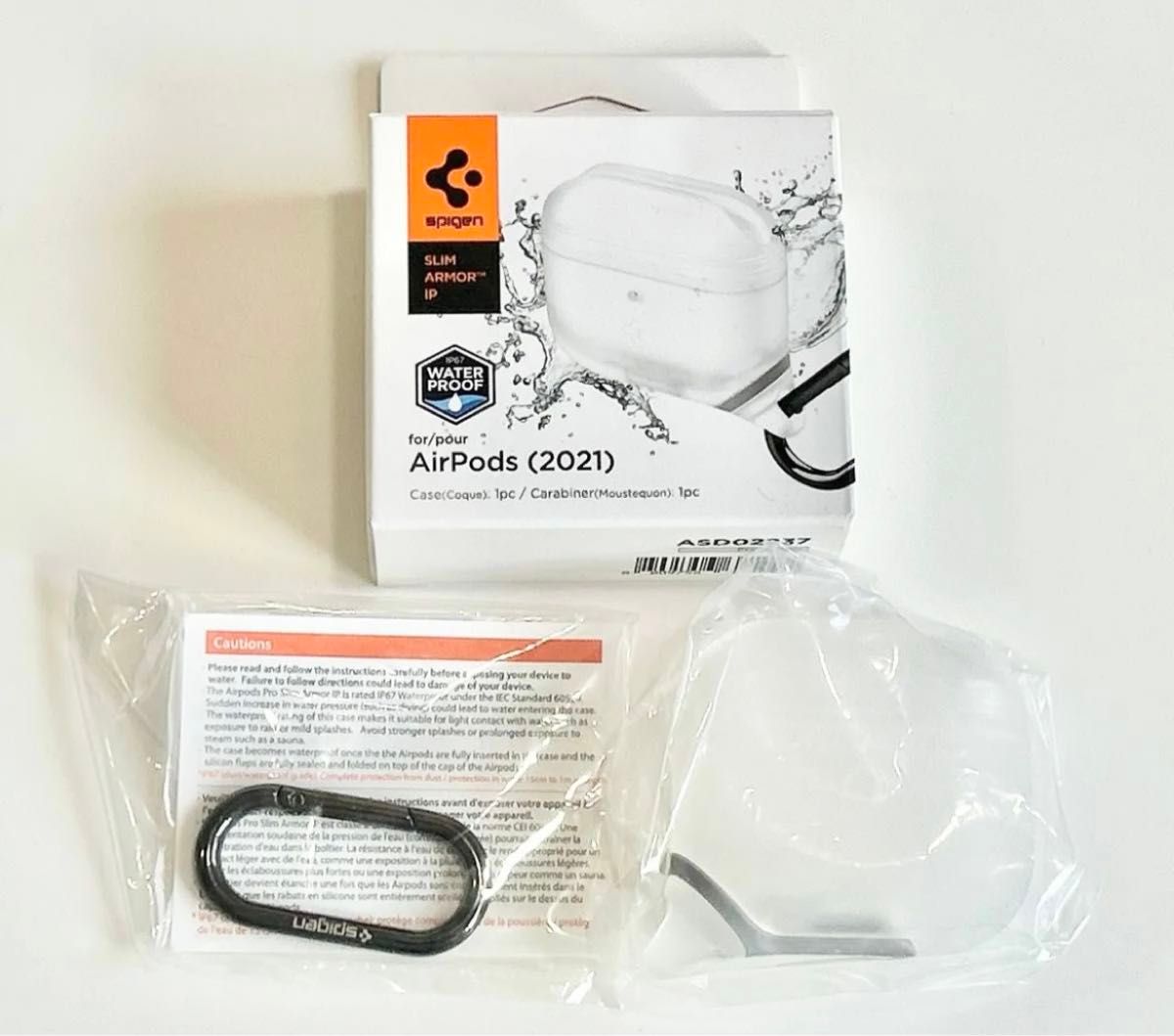 【新品】Spigen AirPodsケース Airpods 第3世代 ケース ソフトケース 透明 保護 カバー