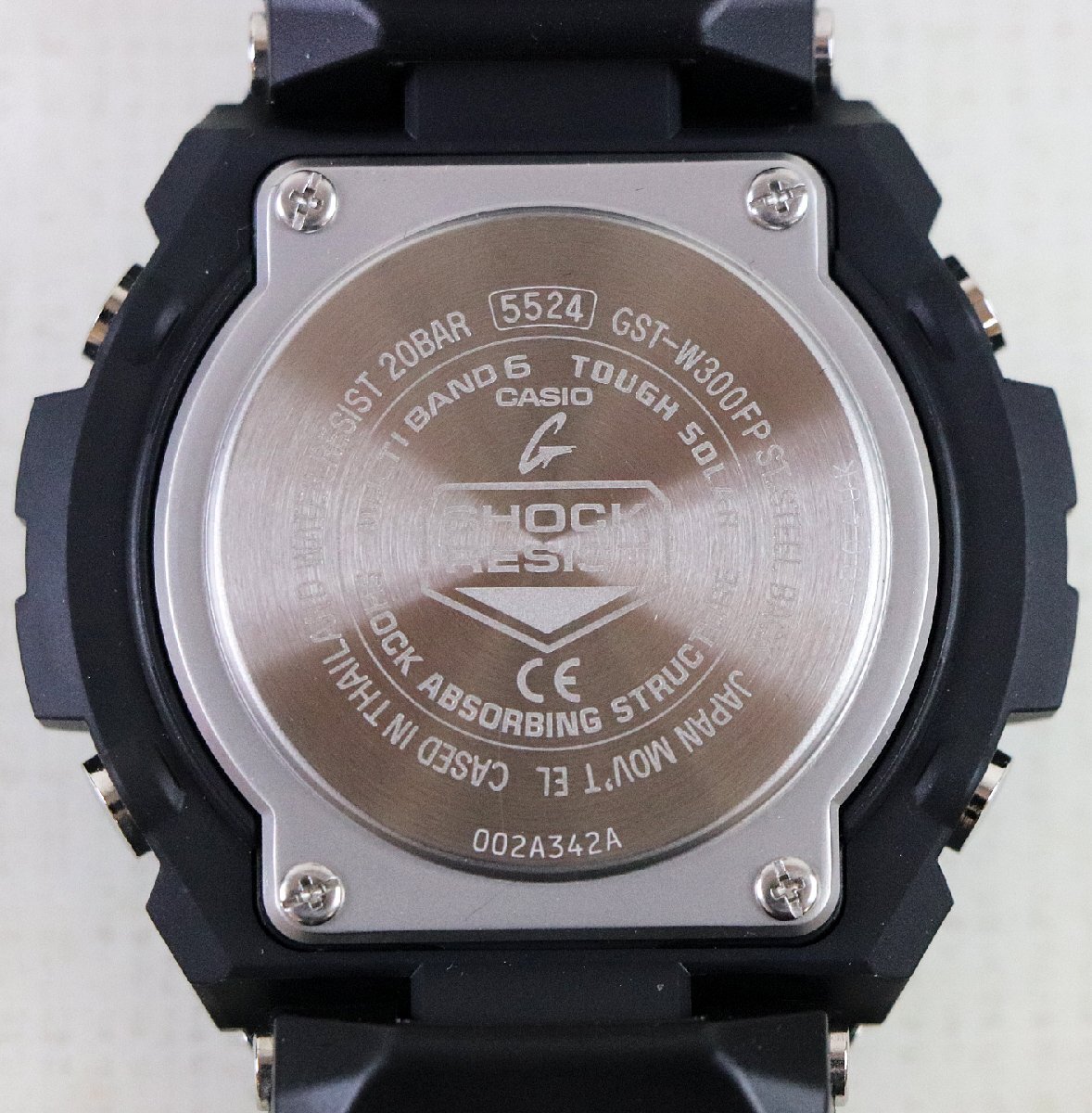 S♪中古品♪腕時計 G-SHOCK 『GST-W300FP-1A2JR』 CASIO タフソーラー 「ファイアー・パッケージ」2022モデル 20気圧防水 ※異臭あり_画像3