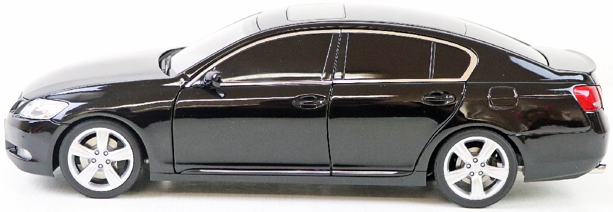 S◇中古品◇ミニカー 1/18 レクサス/LEXUS GS430 2006 BLACK ONYX LHD オートアート/AUTOart PERFORMANCE ブラック 箱つきの画像3