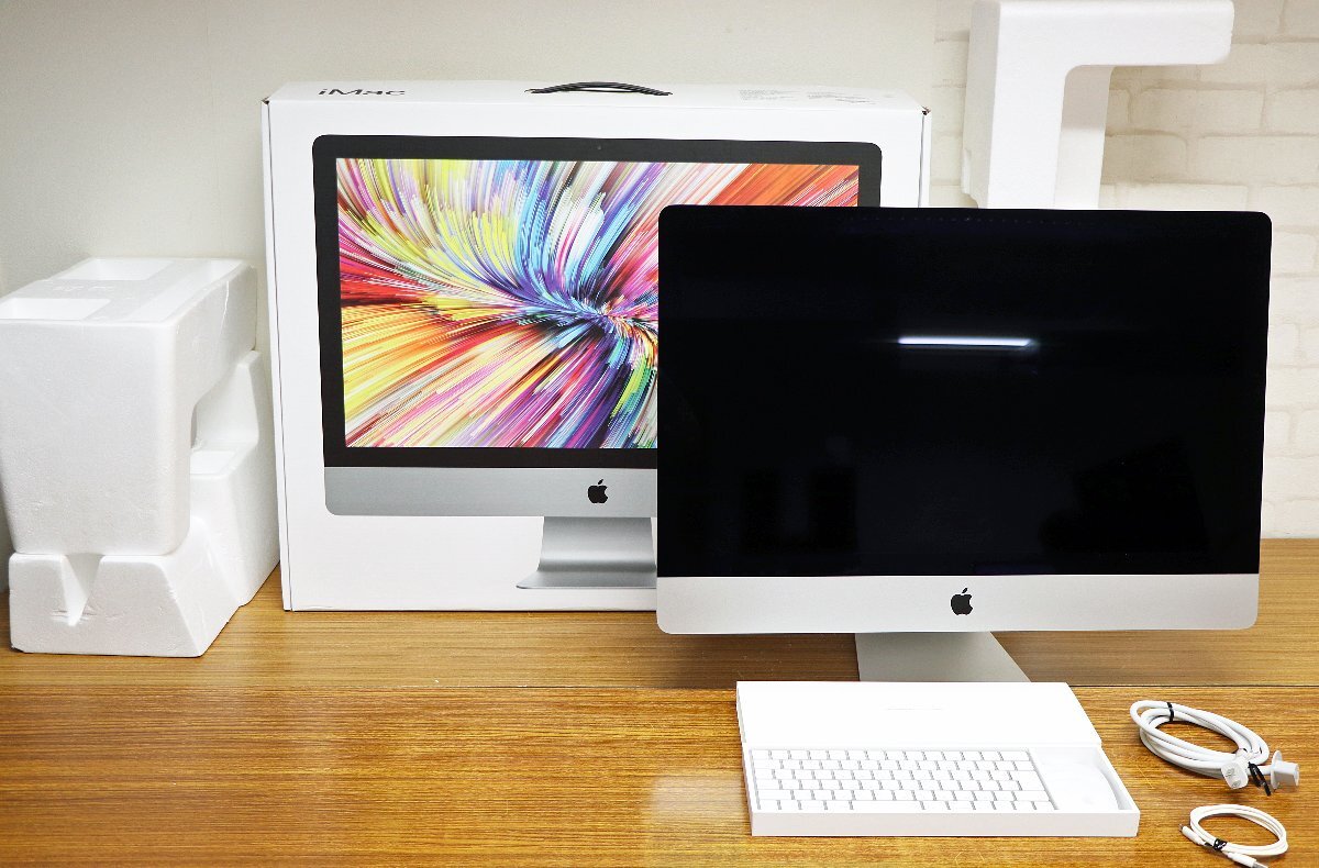 L◇中古品◇Apple iMac Retina 5K 27 MXWU2J/A 3.3GHz 6コア Intel Core i5/AMD Radeon Pro 5300 4/メモリ8GB/SSD512GB/macOS Venturaの画像1