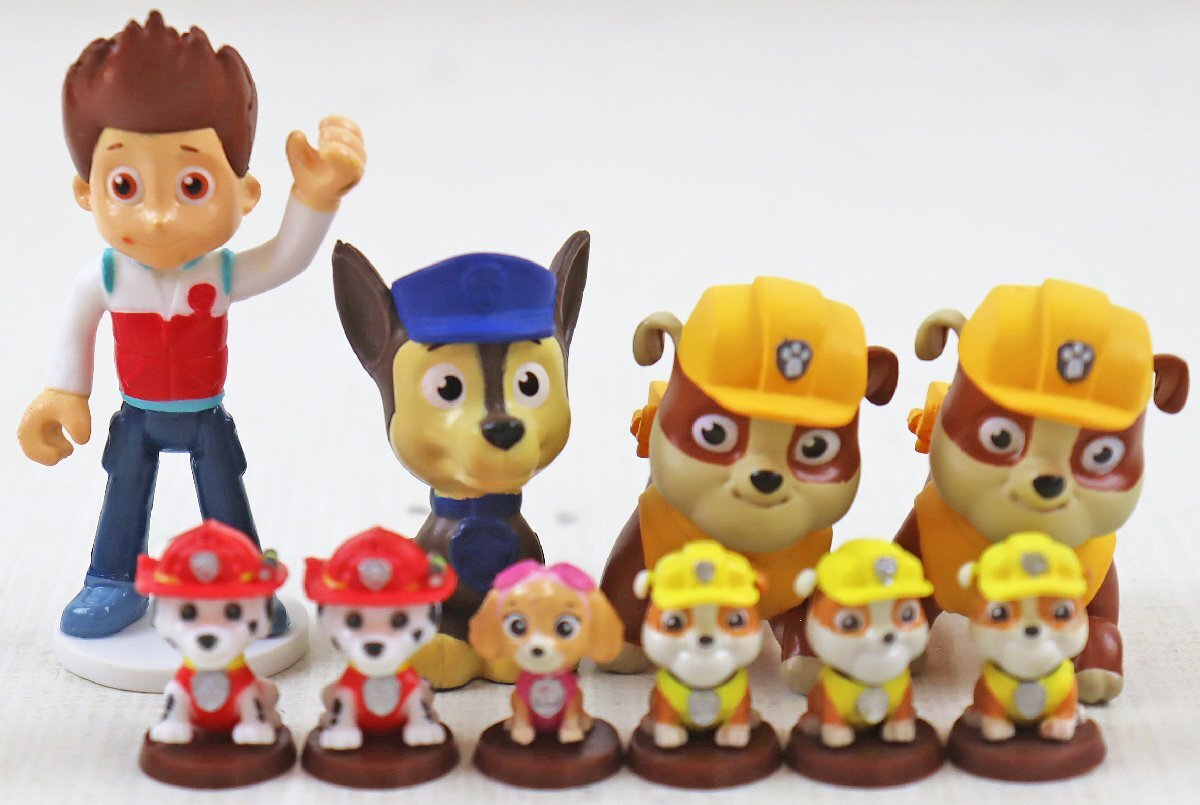 P◎中古品◎『パウ・パトロール -PAW PATROL- フィギュア まとめ売り』 ミニフィギュアコレクション他 タカラトミー ダブリあり チェイス他の画像1