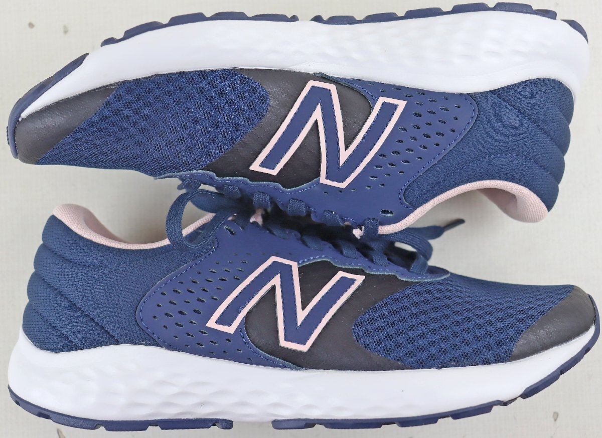 S◎未使用品◎レディーススニーカー『new balance WE420JN2』 ニューバランス サイズ:24cm 2E幅 ネイビー ランニングシューズ ※箱欠品_画像4